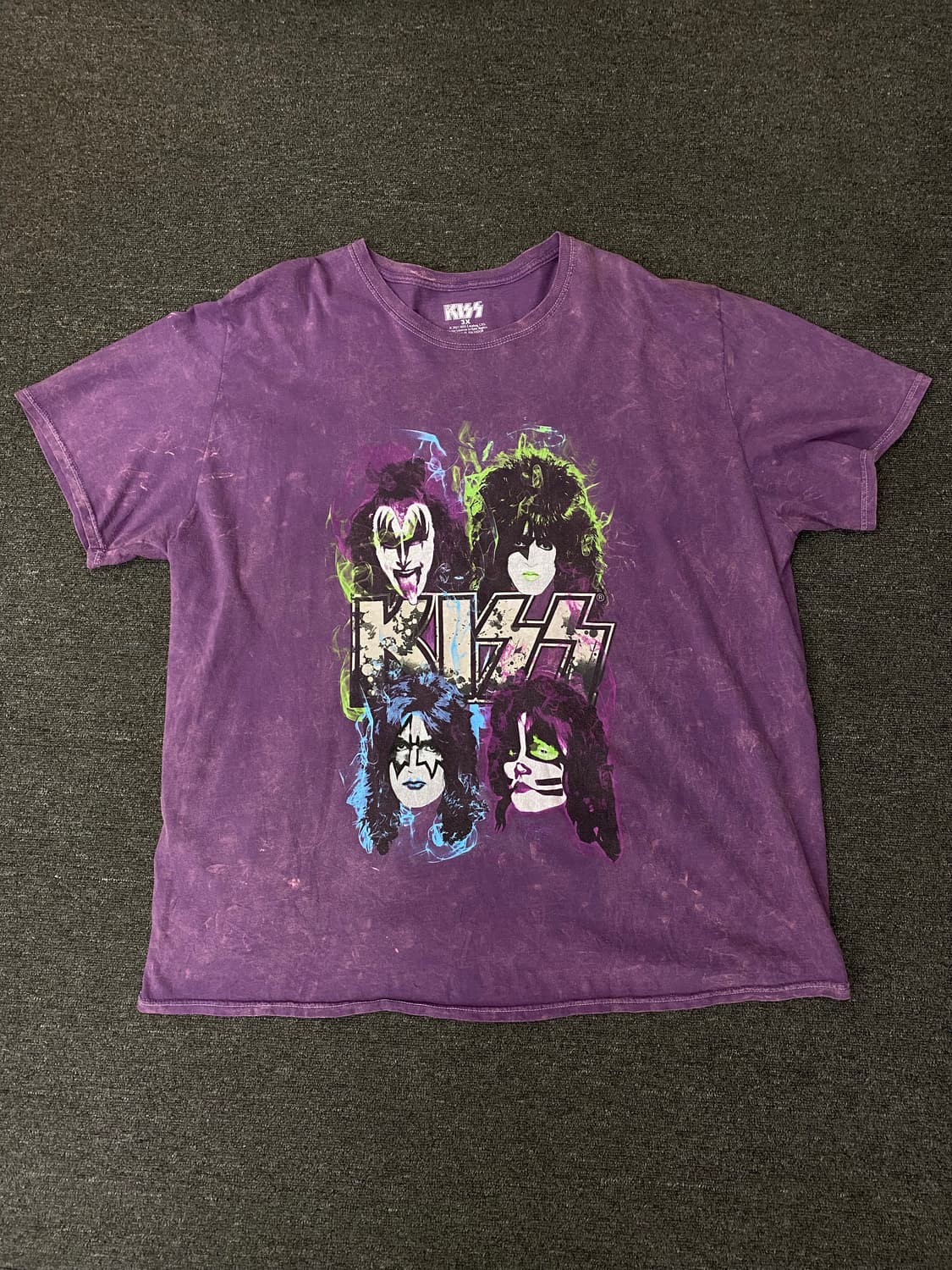 KISS 밴드 빈티지 반팔 티셔츠 상품이미지1
