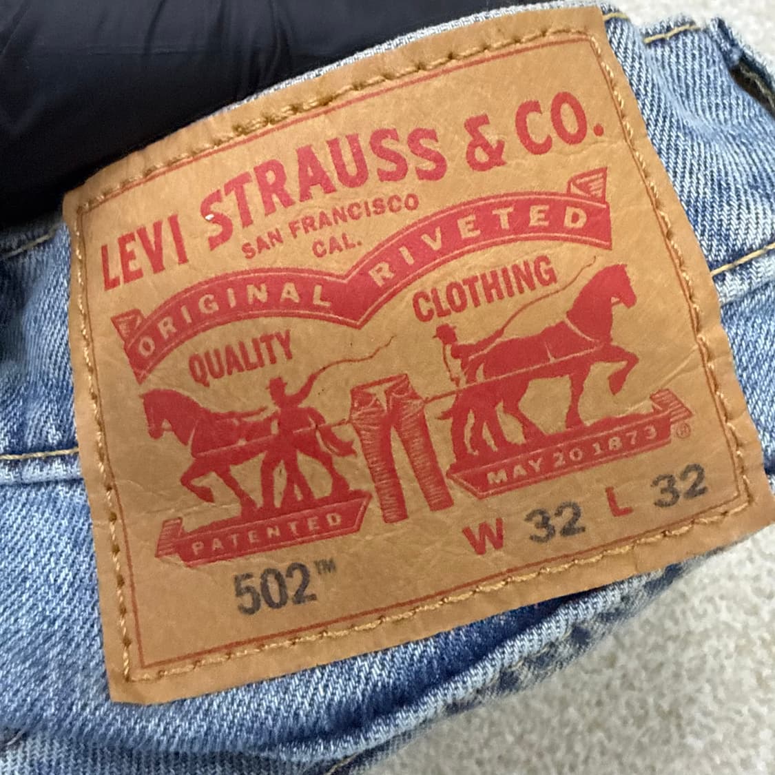 W32L32 리바이스 502 데님팬츠 0213T2 상품이미지4