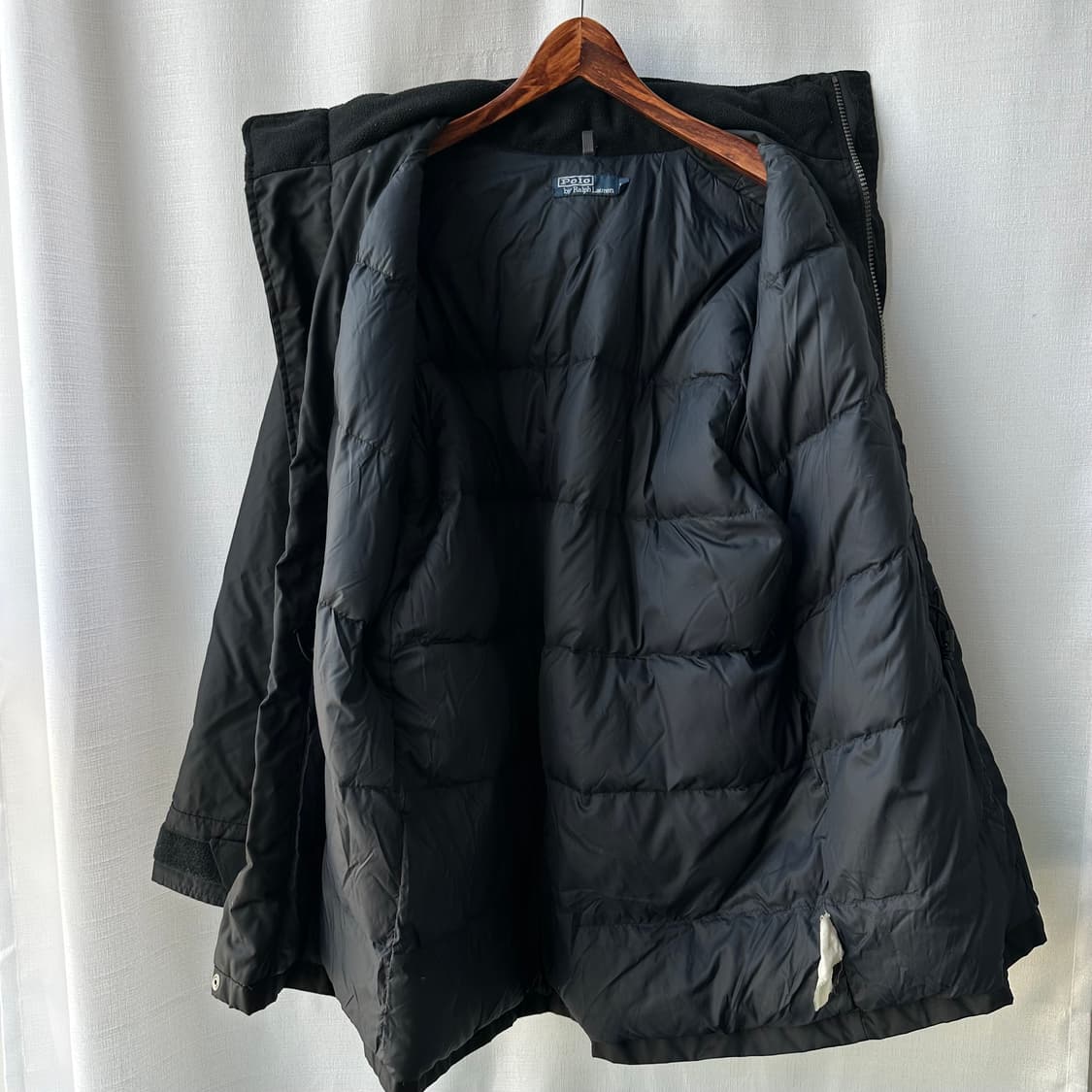 폴로 랄프로렌 나일론 유틸리티 다운 자켓 블랙 L 상품이미지8