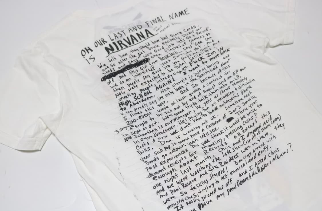 히스테릭글레머 커트코베인 프린팅 반팔 상품이미지3