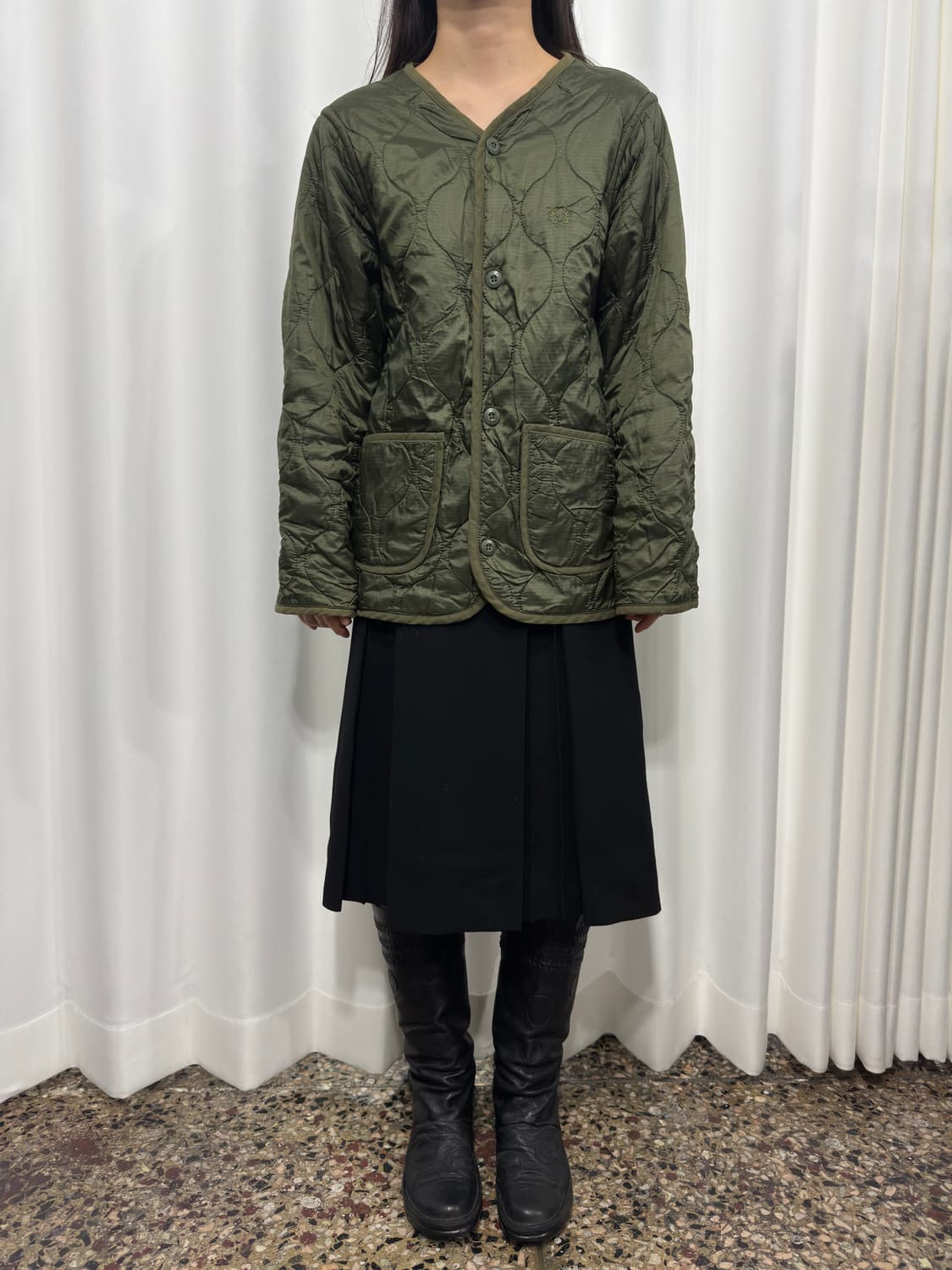 fred perry khaki padding 상품이미지2