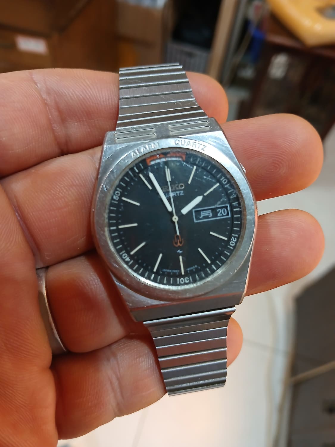 빈티지 세이코 알람쿼츠 시계 상품이미지1