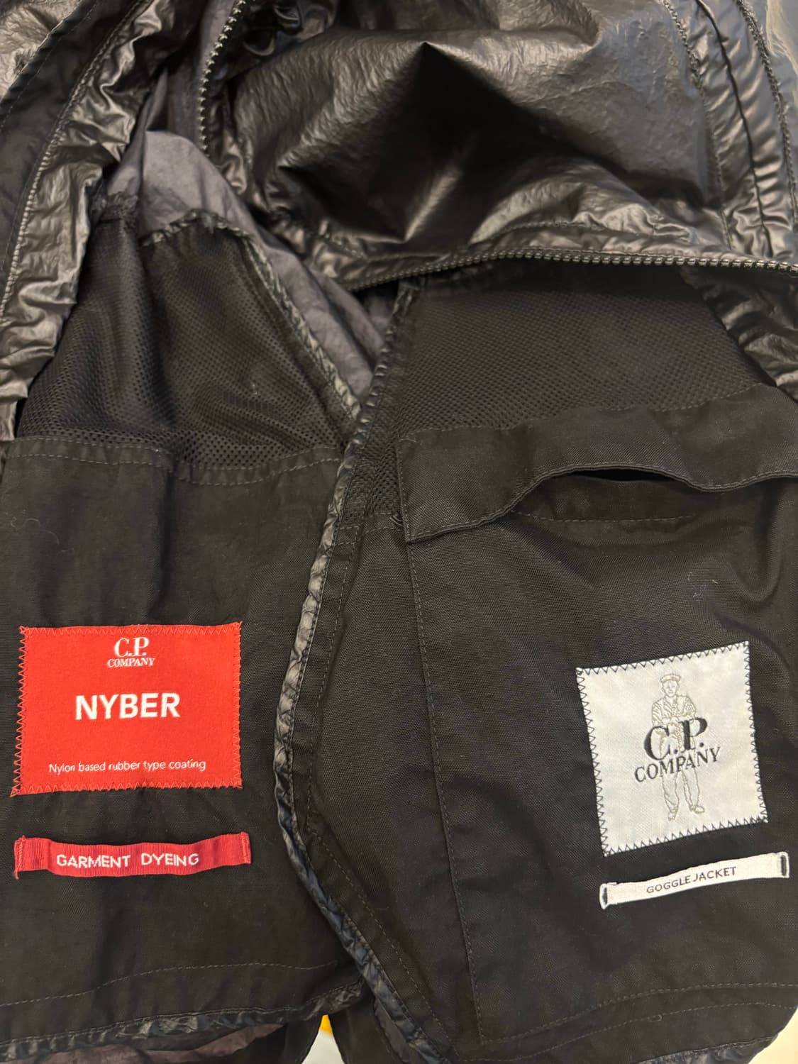 CP company NYBER 가먼트 다이드 고글 자켓  상품이미지9