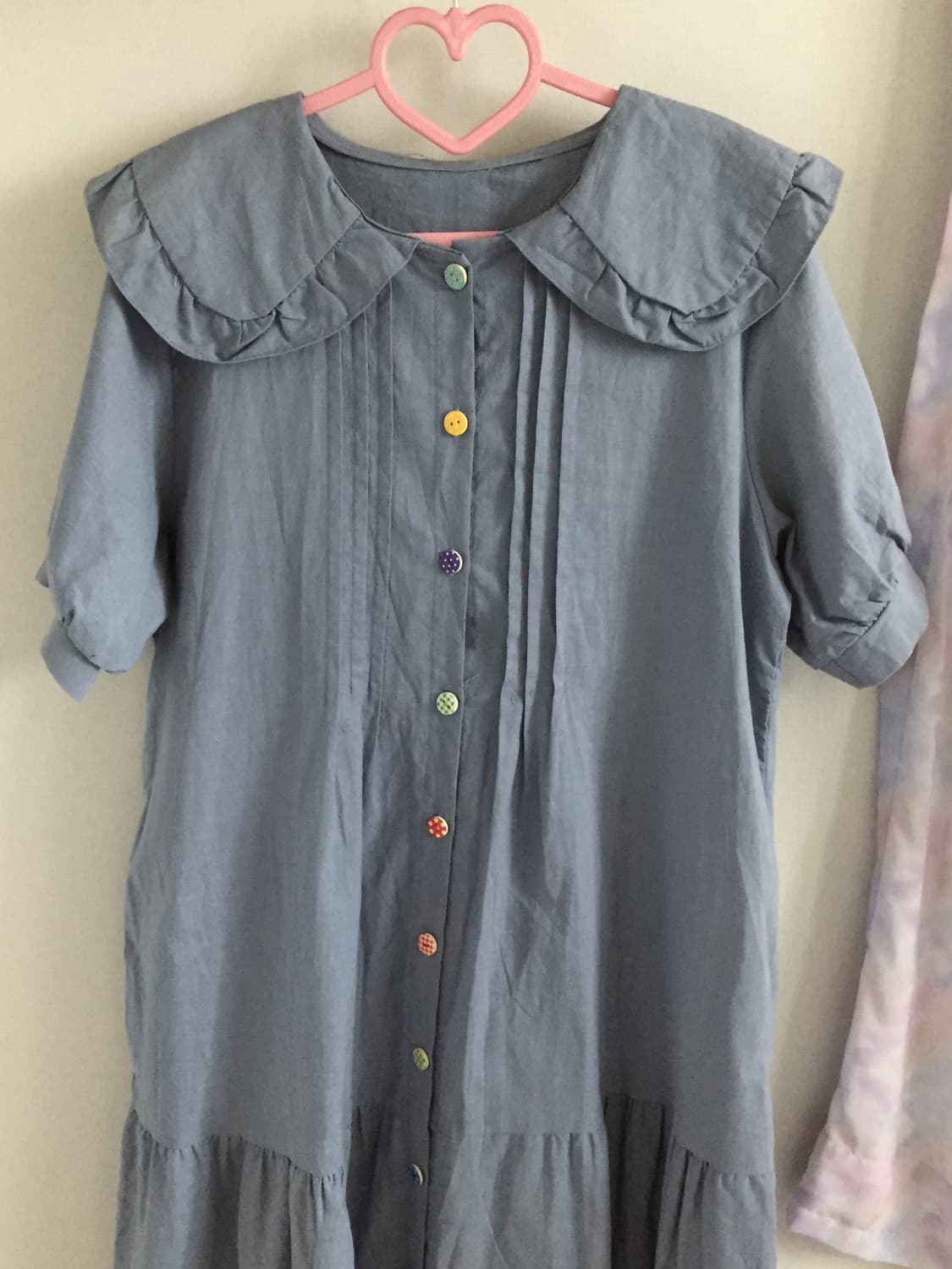 단추 원피스 상품이미지2