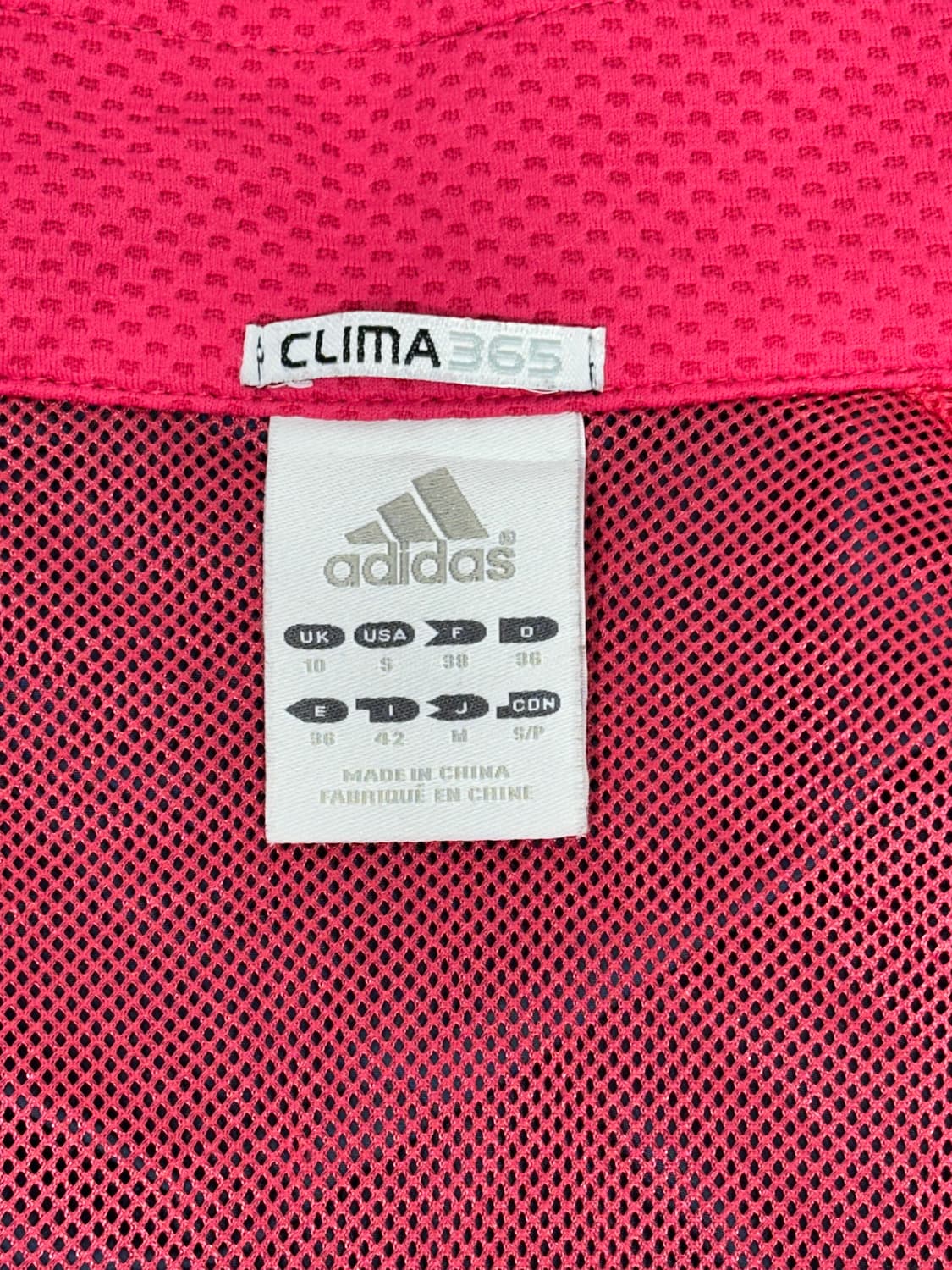 아디다스 네이비 레드 삼선 바람막이 트랙 자켓 M 상품이미지7