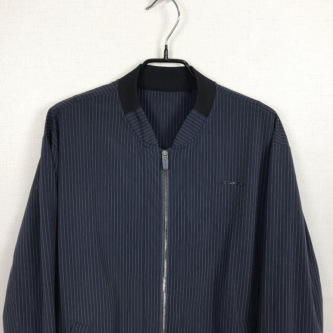 와이드앵글 스트라이프 블루종 자켓 남성95 상품이미지2