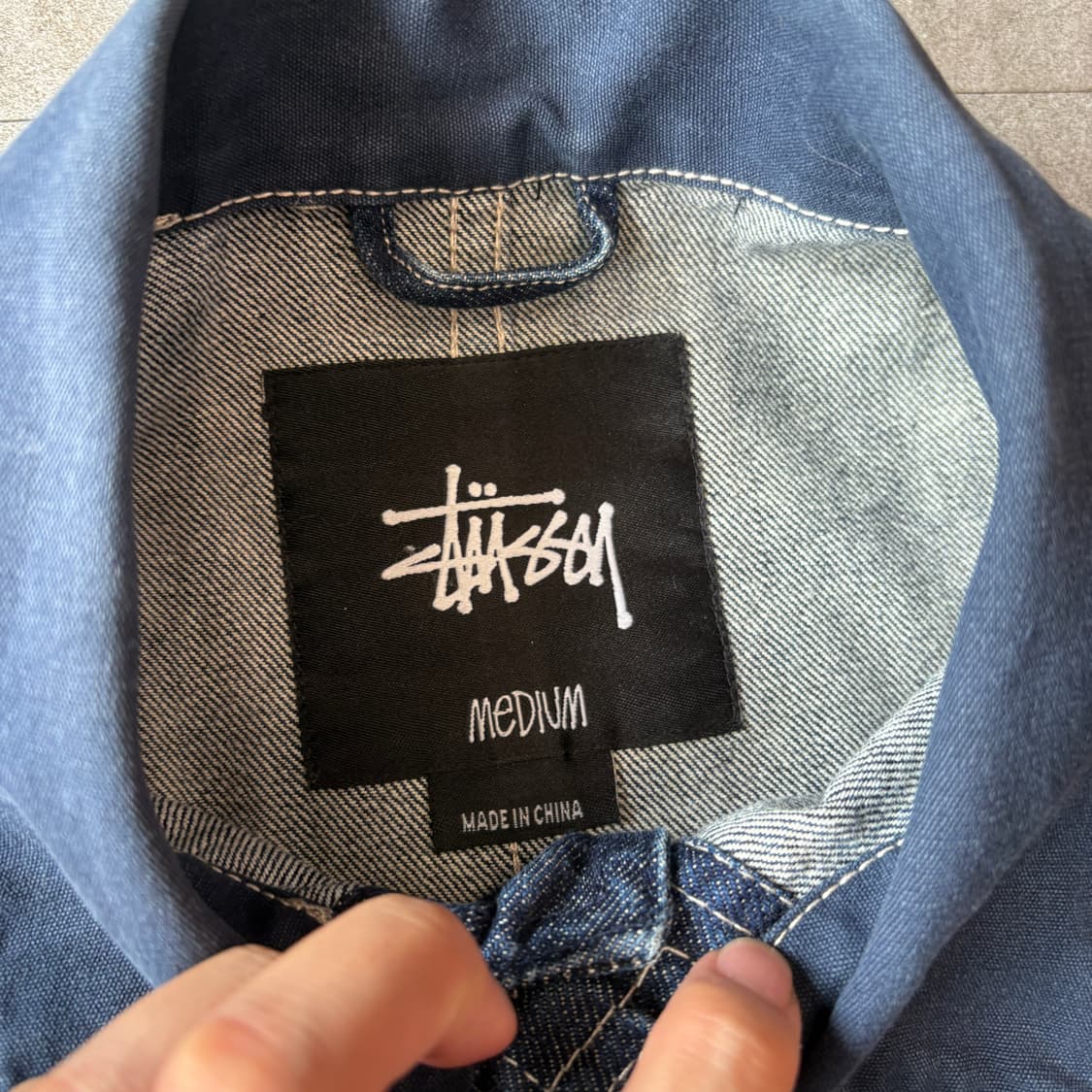 스투시 정품 데님 초어 자켓  상품이미지7