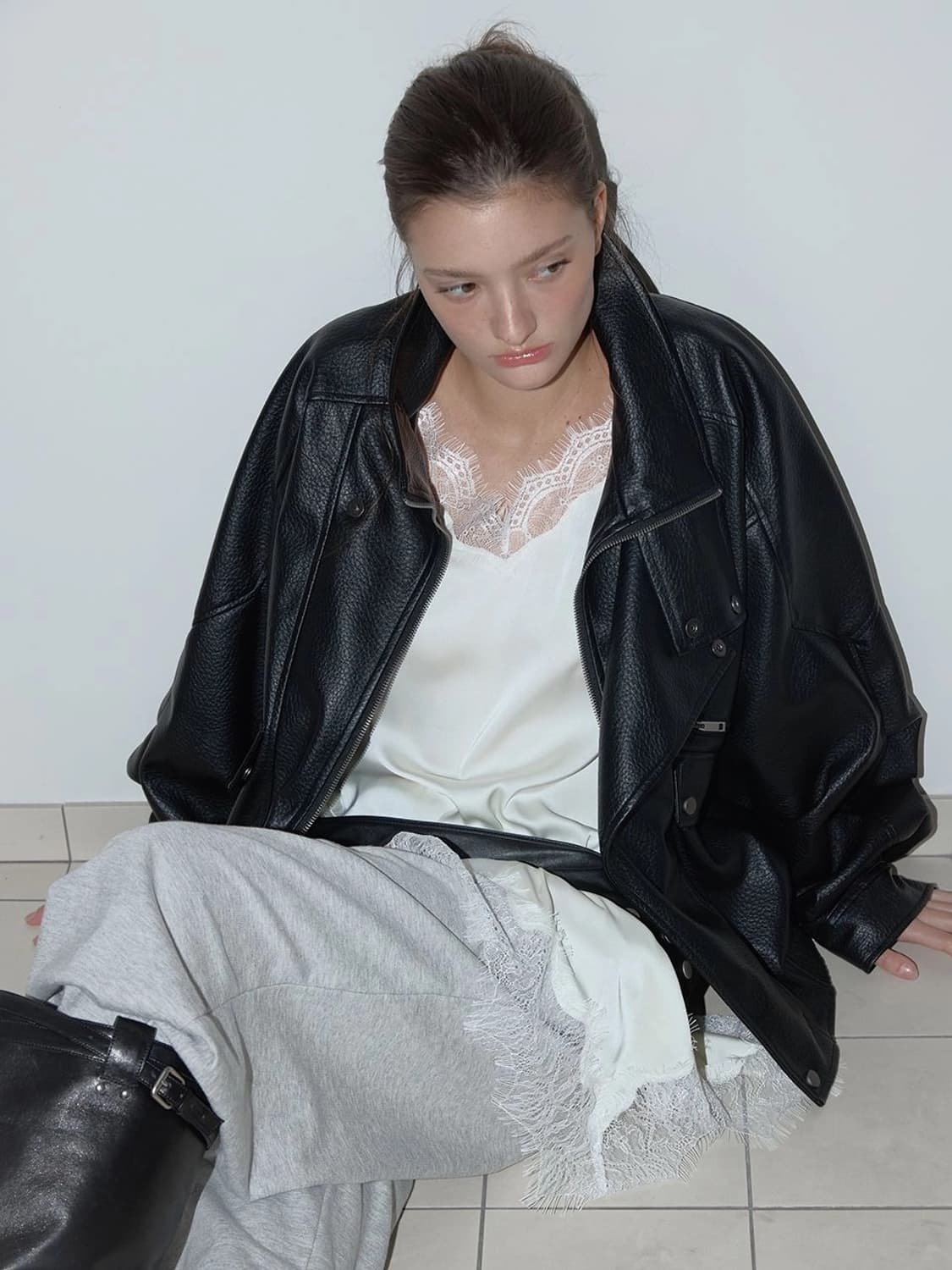 아수라 헤리티지 레더 점퍼 상품이미지2