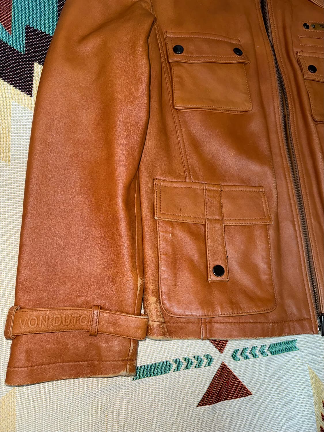 00‘s 본더치 레더자켓 상품이미지6