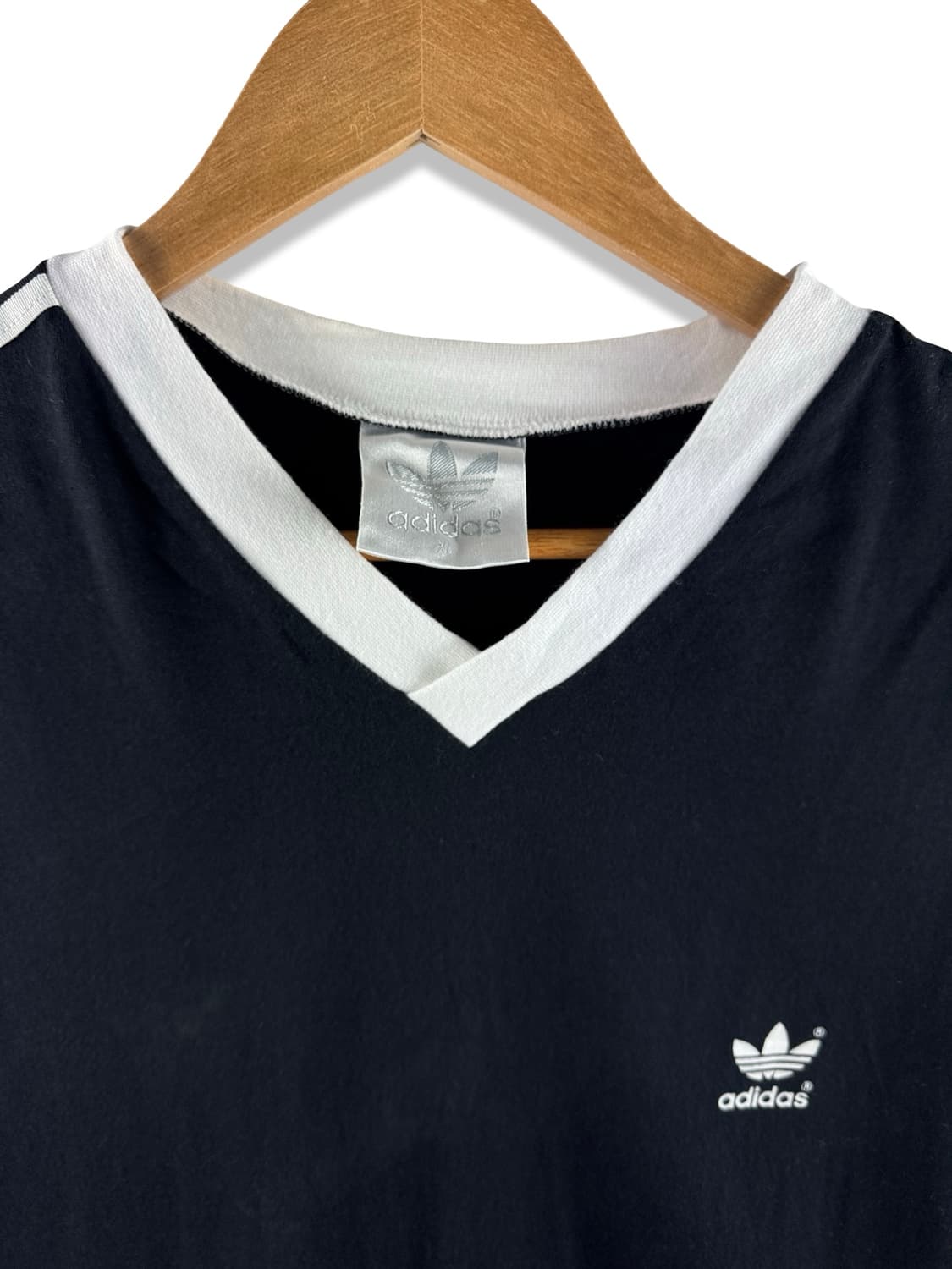90S 아디다스 브이넥 링거티셔츠2747 상품이미지3