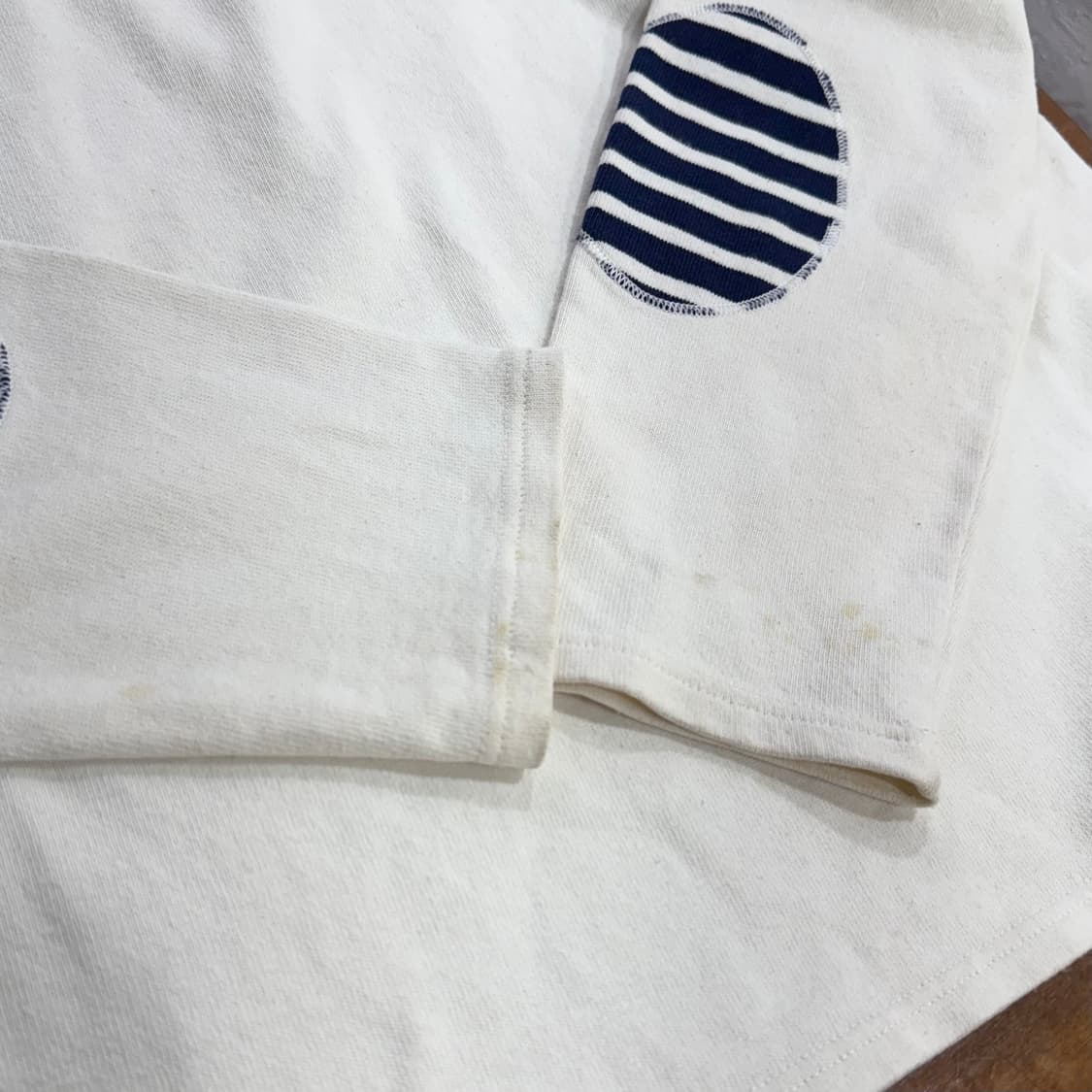 세인트 제임스 엘보 패치 롱슬리브 티셔츠 made in France (L 상품이미지3