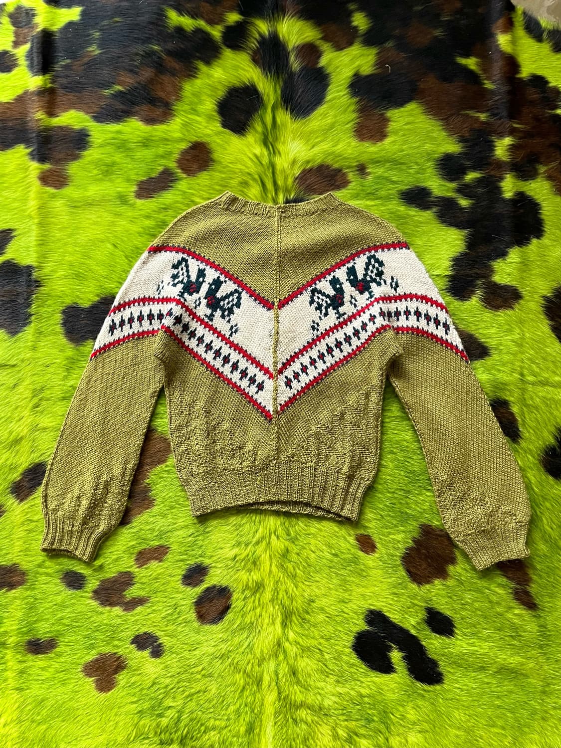 JPN Vintage Handmade Cowichan Wool Knit 상품이미지7