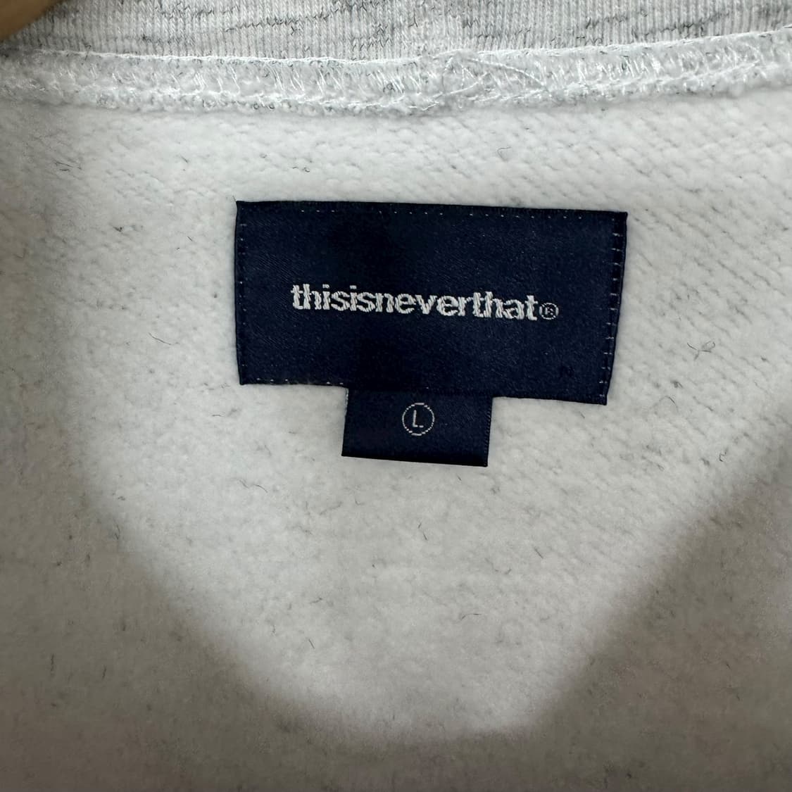 디스이즈네버댓 자수로고 후드티 상품이미지3