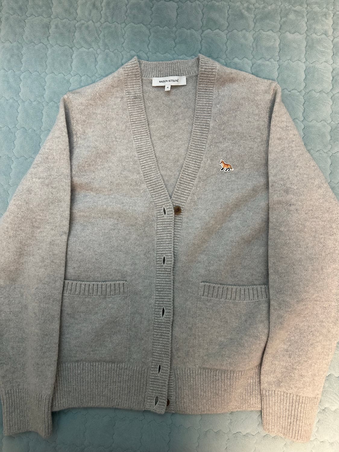 [M] 메종키츠네 폭스 패치 가디건 상품이미지1