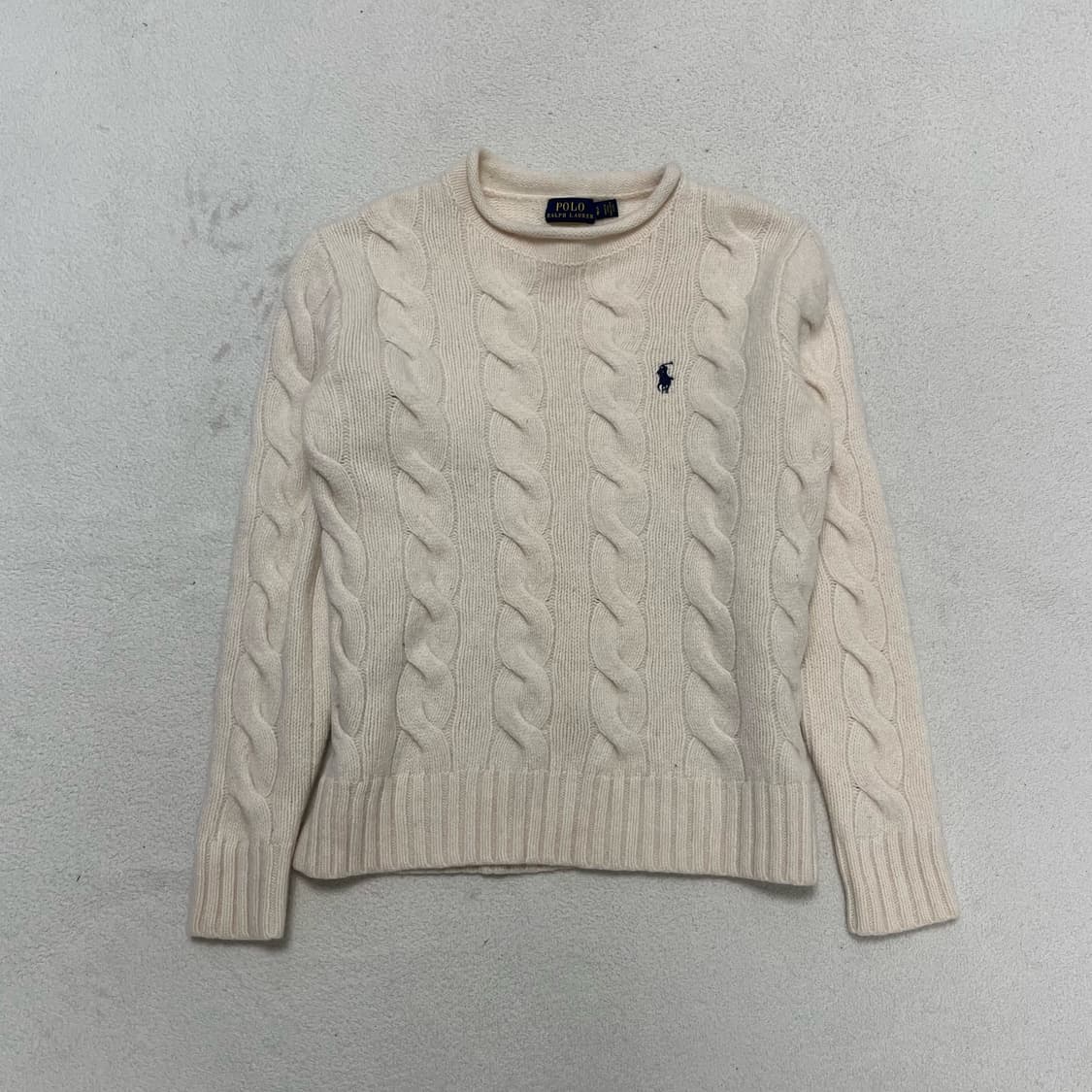 Polo Ralph Lauren Ivory Cable Knit 상품이미지4