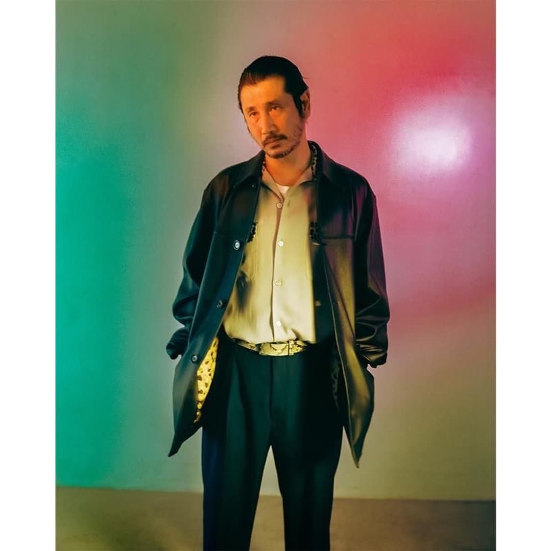 와코마리아 레더 카코트(레오파드) 상품이미지1