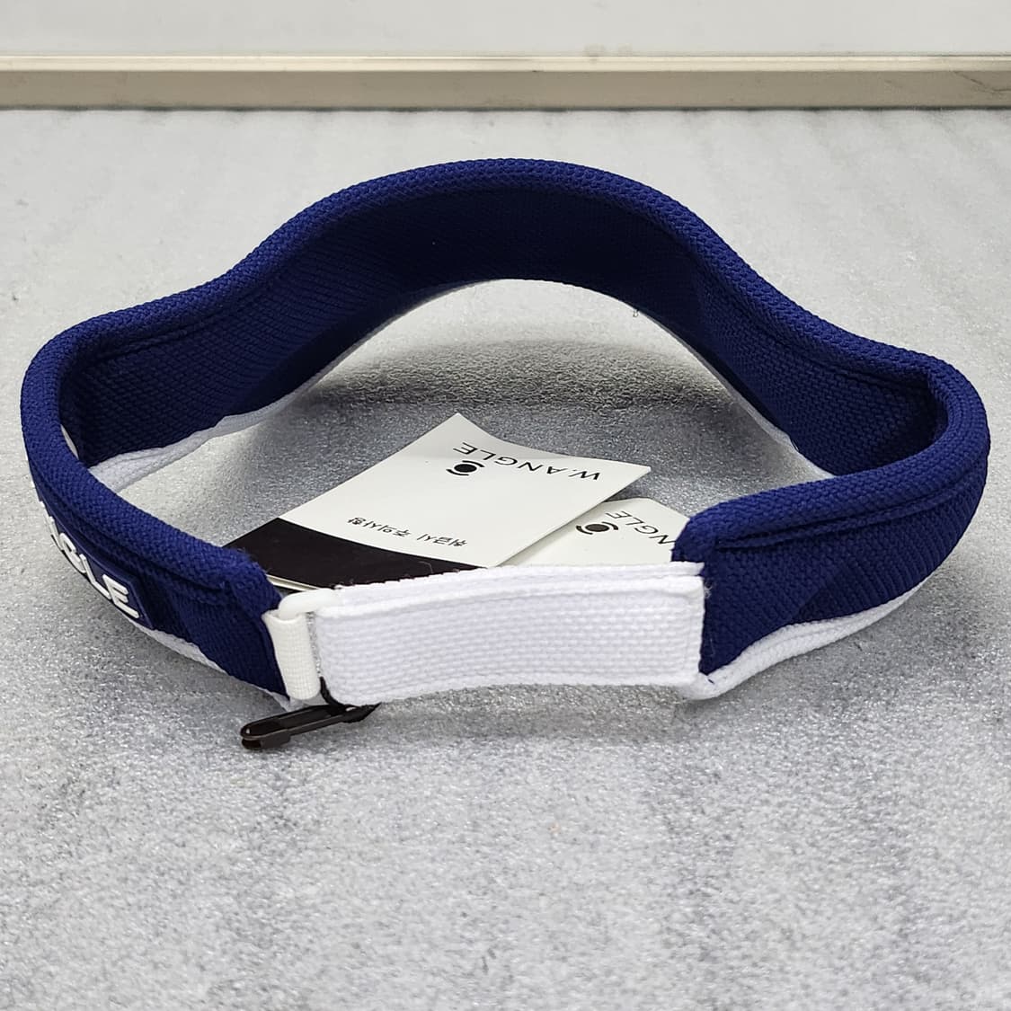 미착용 신품 와이드앵글 골프 썬캡 네이비 상품이미지5