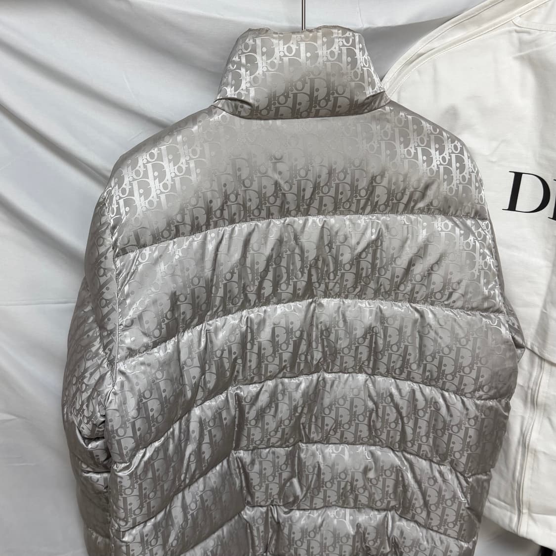 [S급/52] 디올 오블리크 패딩 실버 풀구성 상품이미지5