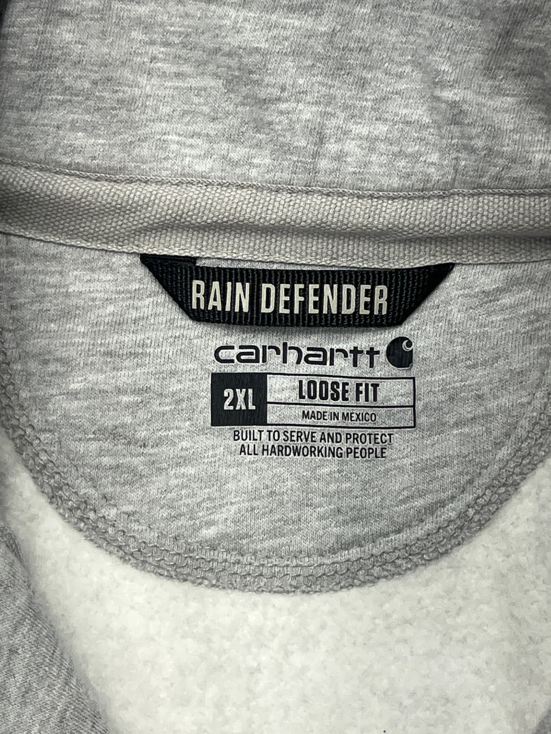 칼하트 레인디펜더 루즈핏 1/4 집업 후디 상품이미지5