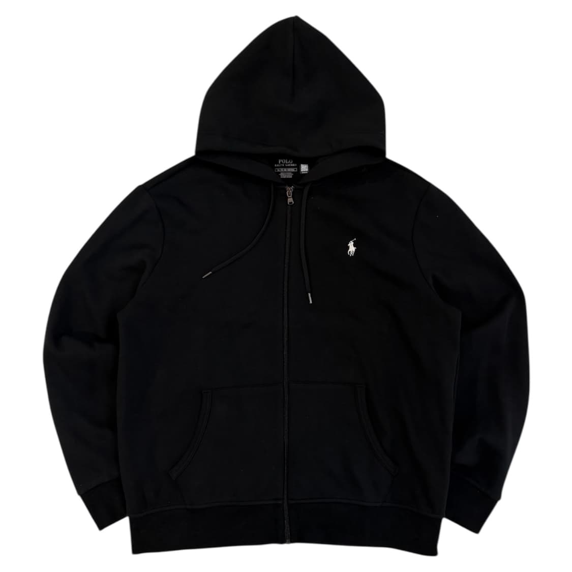 최신형) 폴로 랄프로렌 후드집업 블랙 화이트 상품이미지1