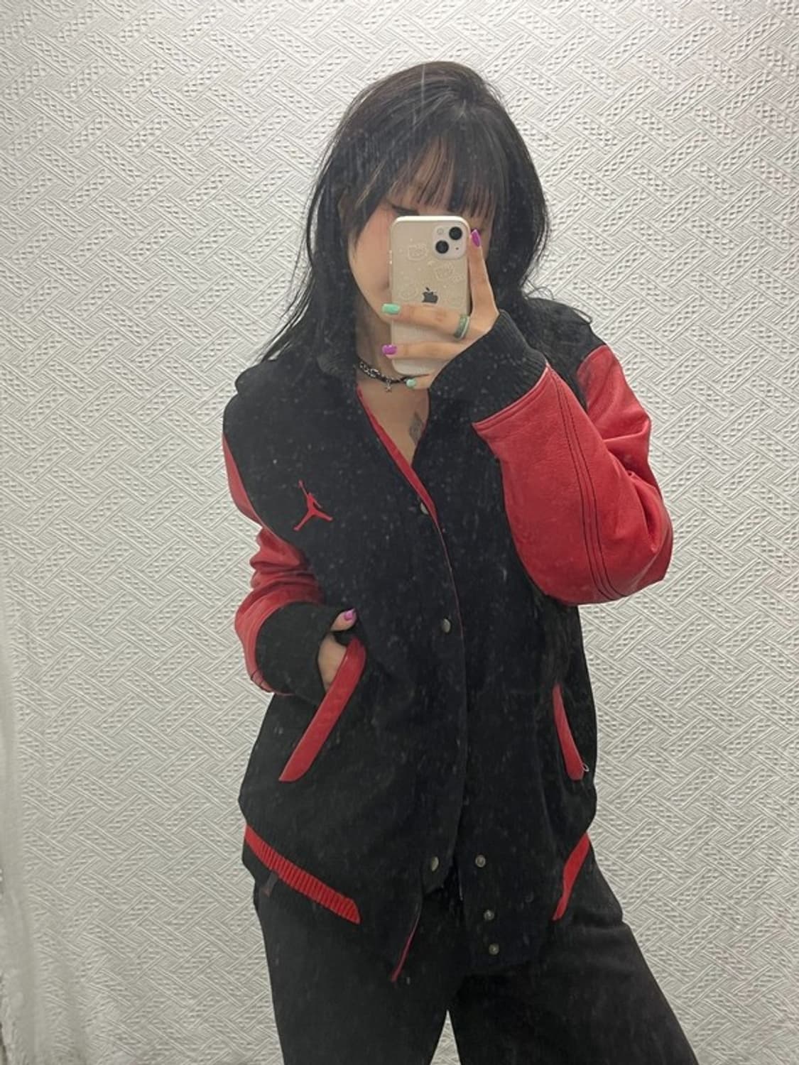 나이키 조던 올드스쿨 울 레더 스타디움 바시티 자켓 L C06785 상품이미지2