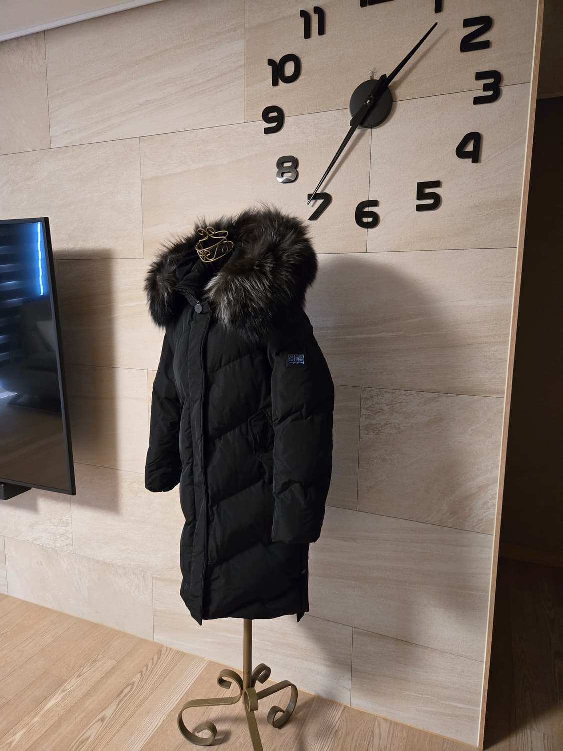 [55] 에고이스트 폭스퍼 덕다운 롱패딩 상품이미지2