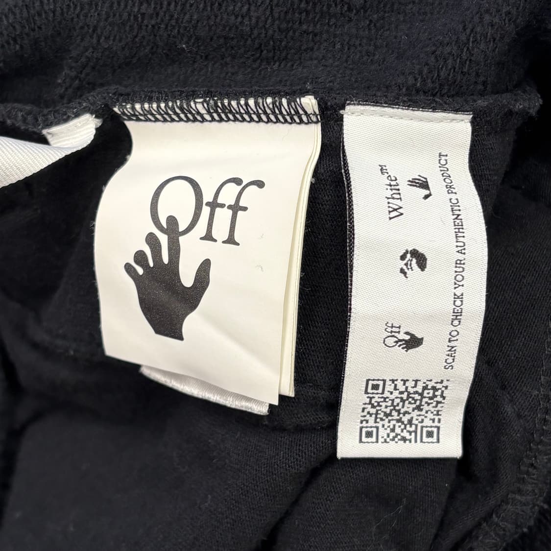 S 오프화이트 25fw 마커 블랙 조거팬츠 상품이미지5