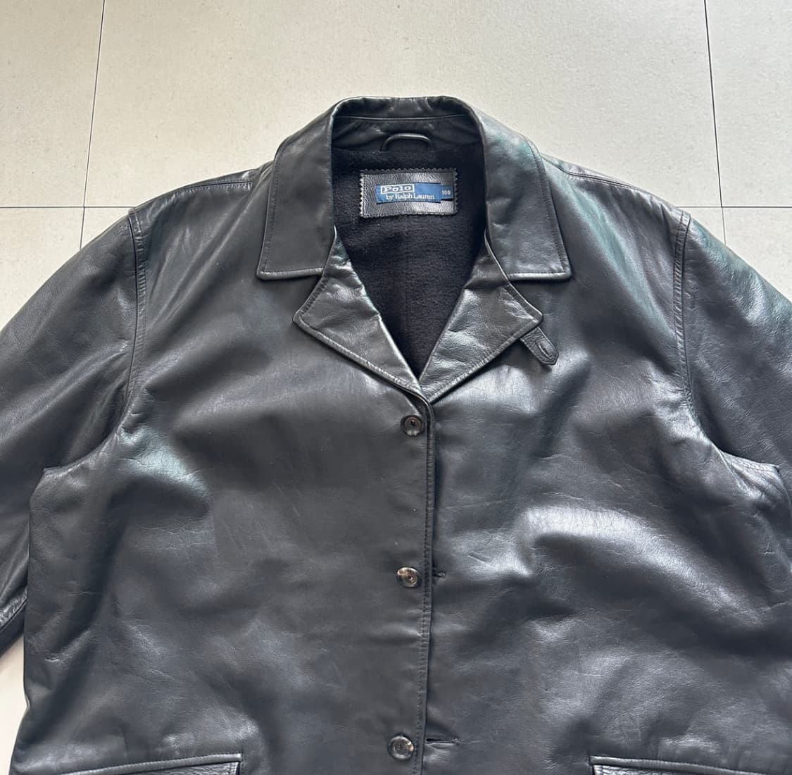 폴로 랄프로렌 레더 카코트 상품이미지2