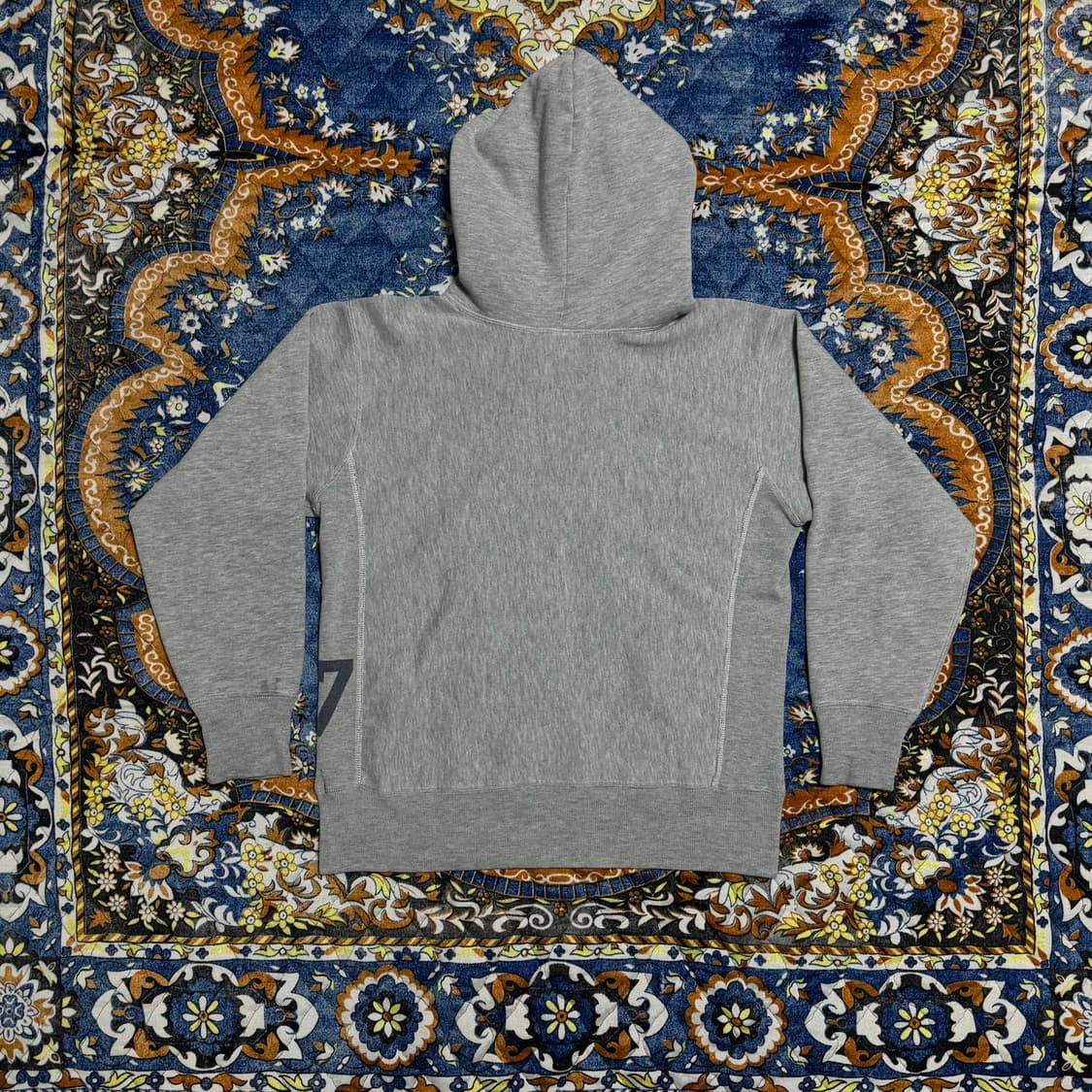 챔피온 리버스위브 재팬 블루택 그레이 스웻후드 상품이미지2