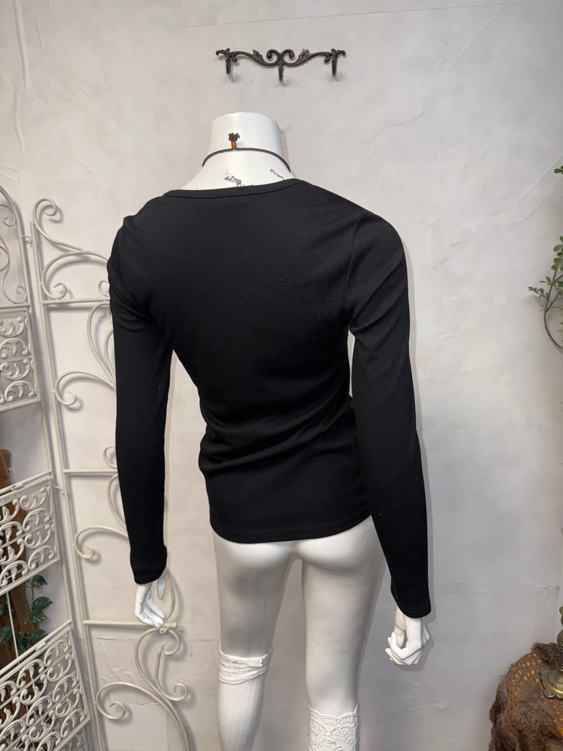 Egoist lettering button long sleeve 상품이미지6