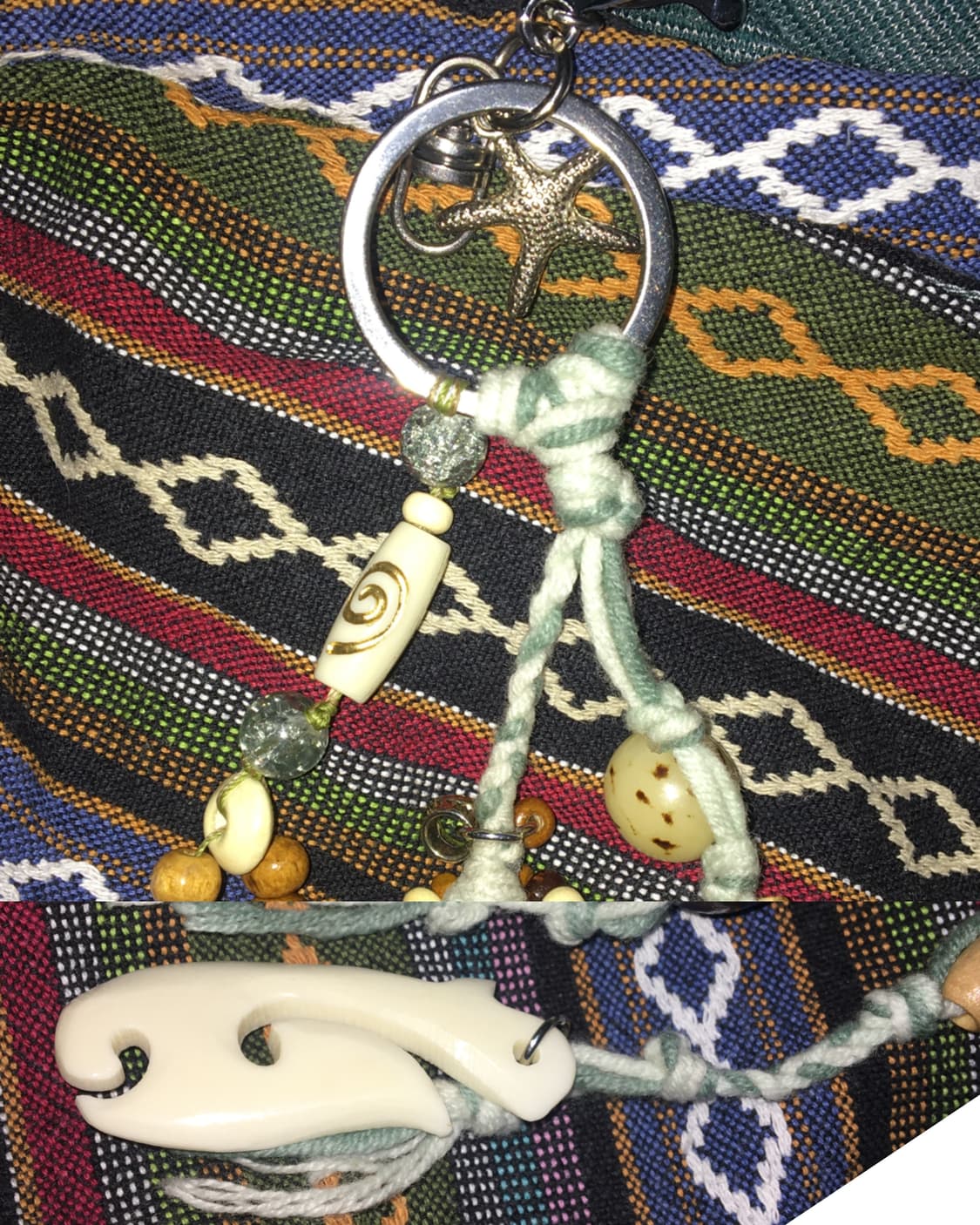 핸드메이드 비즈키링 상품이미지2