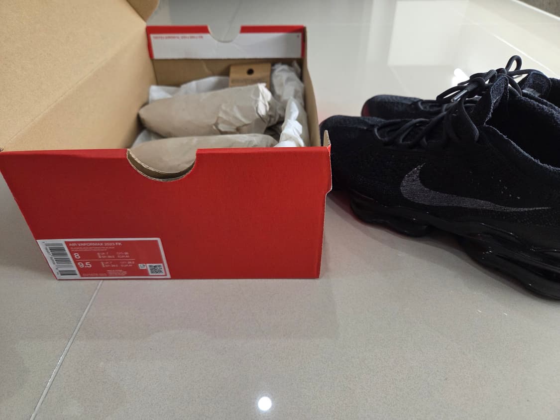 나이키 베이퍼맥스 2023 트리플블랙 260 새상품급 상품이미지8