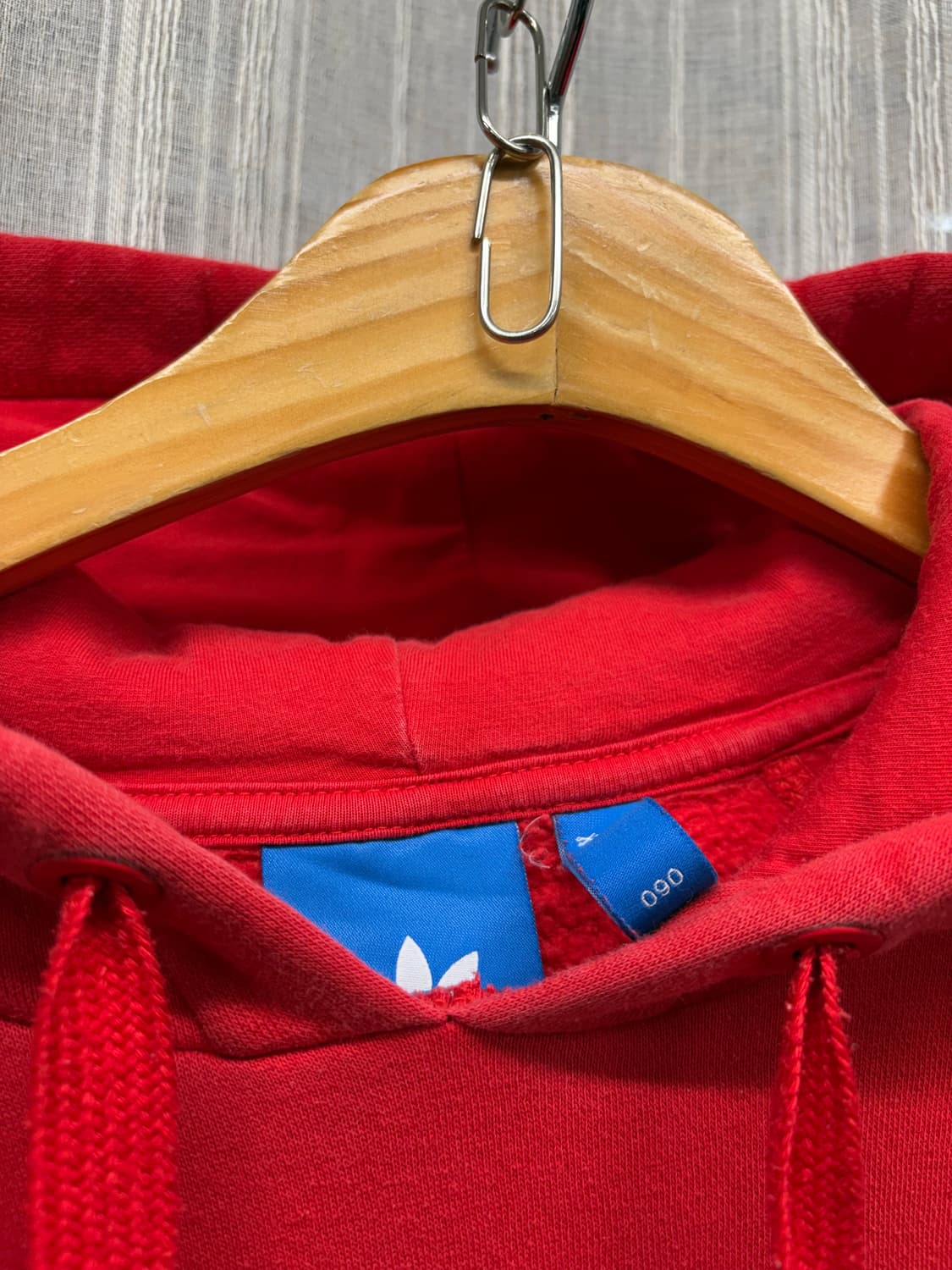 아디다스 파이어버드 빅로고 후드티 상품이미지5