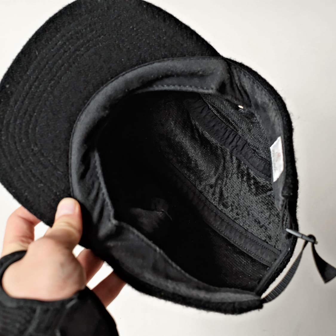 슈프림 해리스트위드 캠프캡 블랙 볼캡 모자 상품이미지9