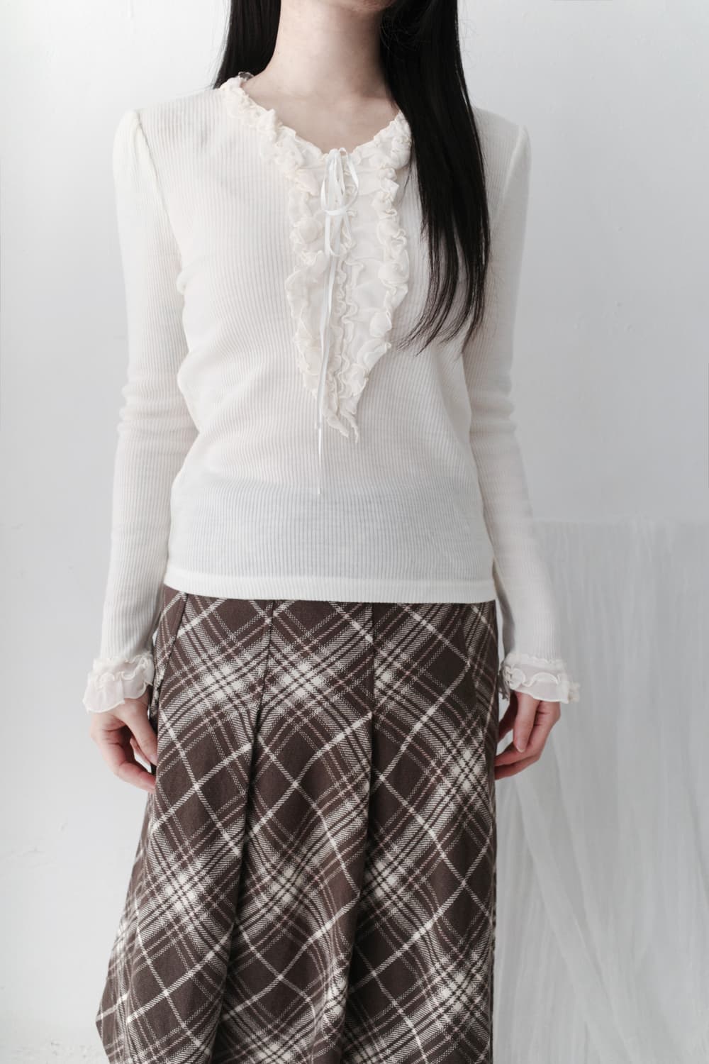 frill long sleeve 상품이미지7