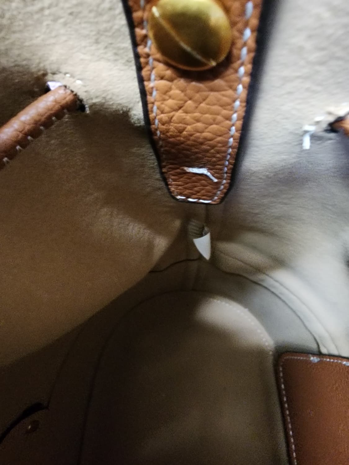 토리버치 가죽 버킷백 브라운 상품이미지3