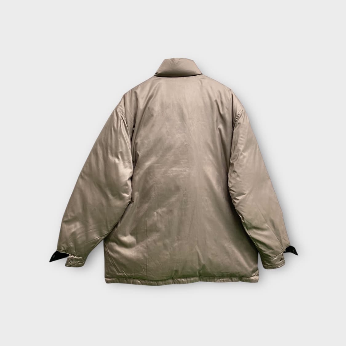 입생로랑 YSL 리버시블 블랙/베이지 구스 패딩 2XL   상품이미지4