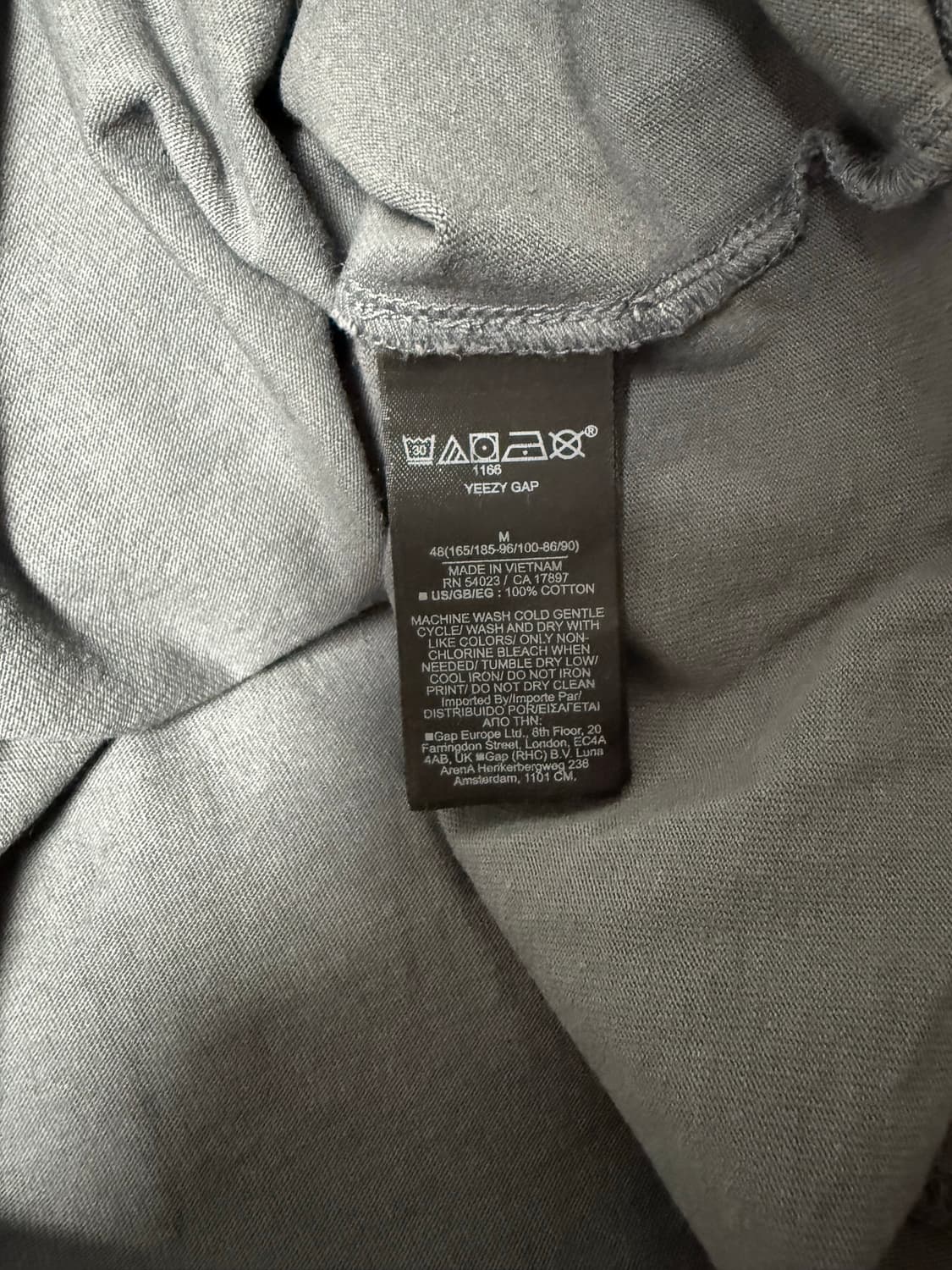 이지갭 롱슬리브 M yeezy yzy 상품이미지4