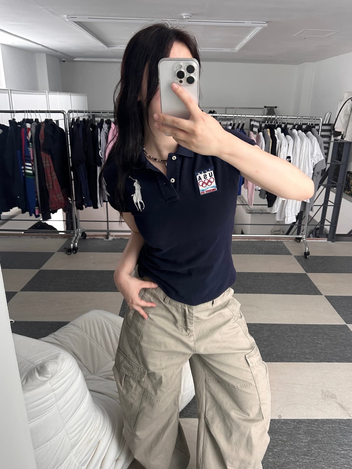 랄프로렌 성조기 벤쿠버 빅포니 카라 티셔츠 상품이미지2