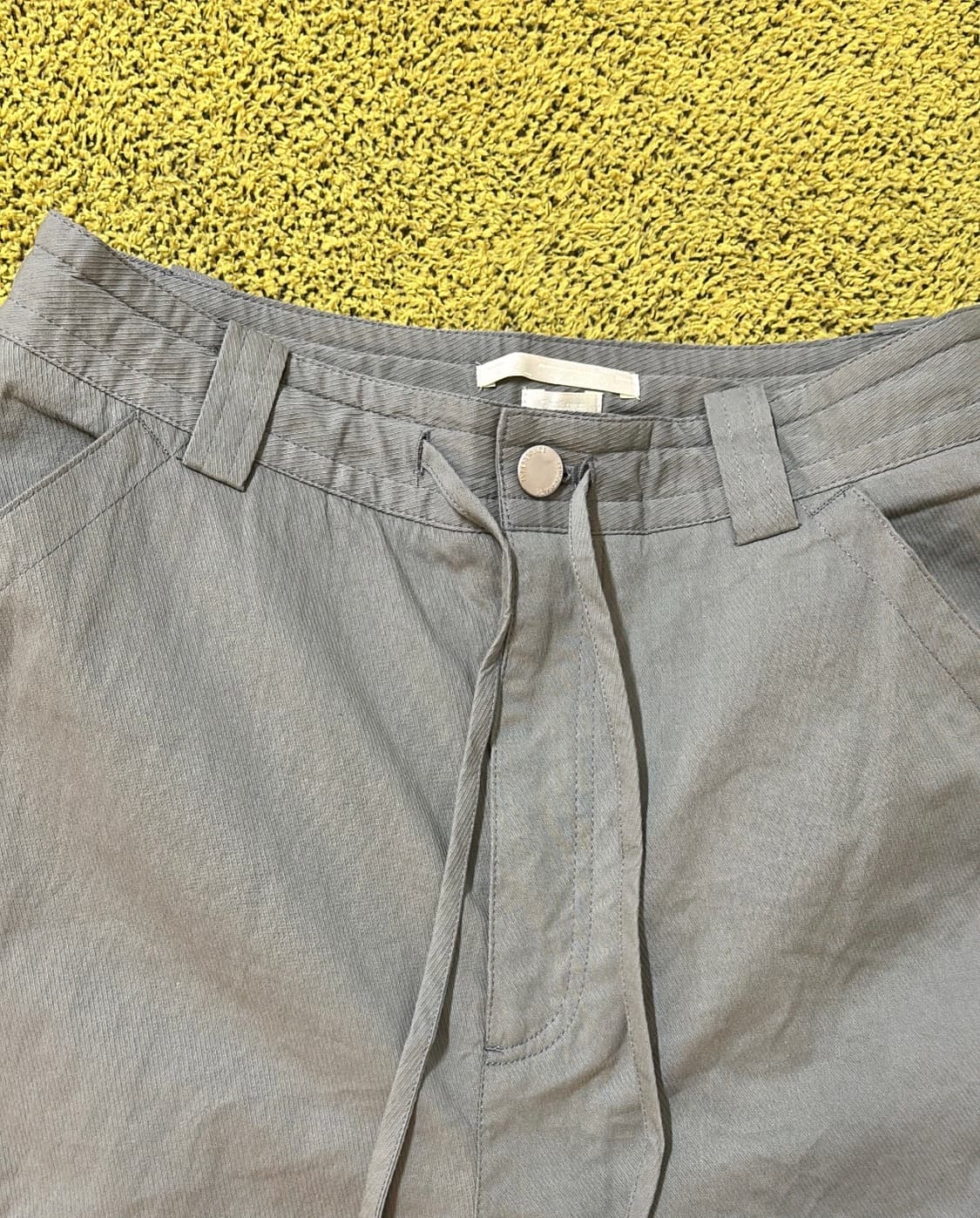 타입서비스 카키색 롱 카고 바지 free 상품이미지4