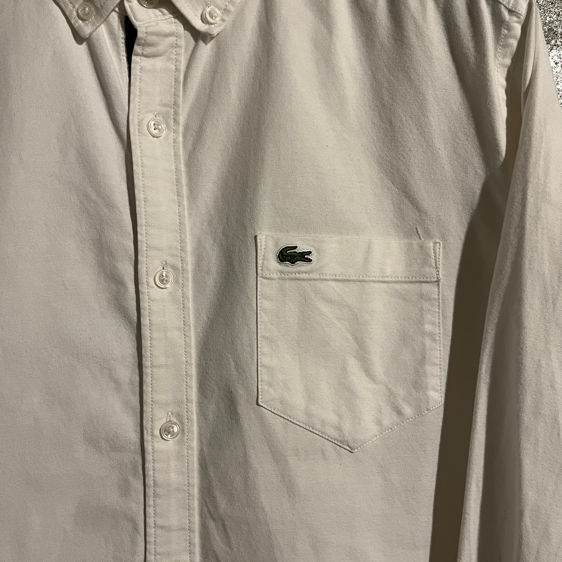 라코스테 화이트 셔츠 상품이미지2