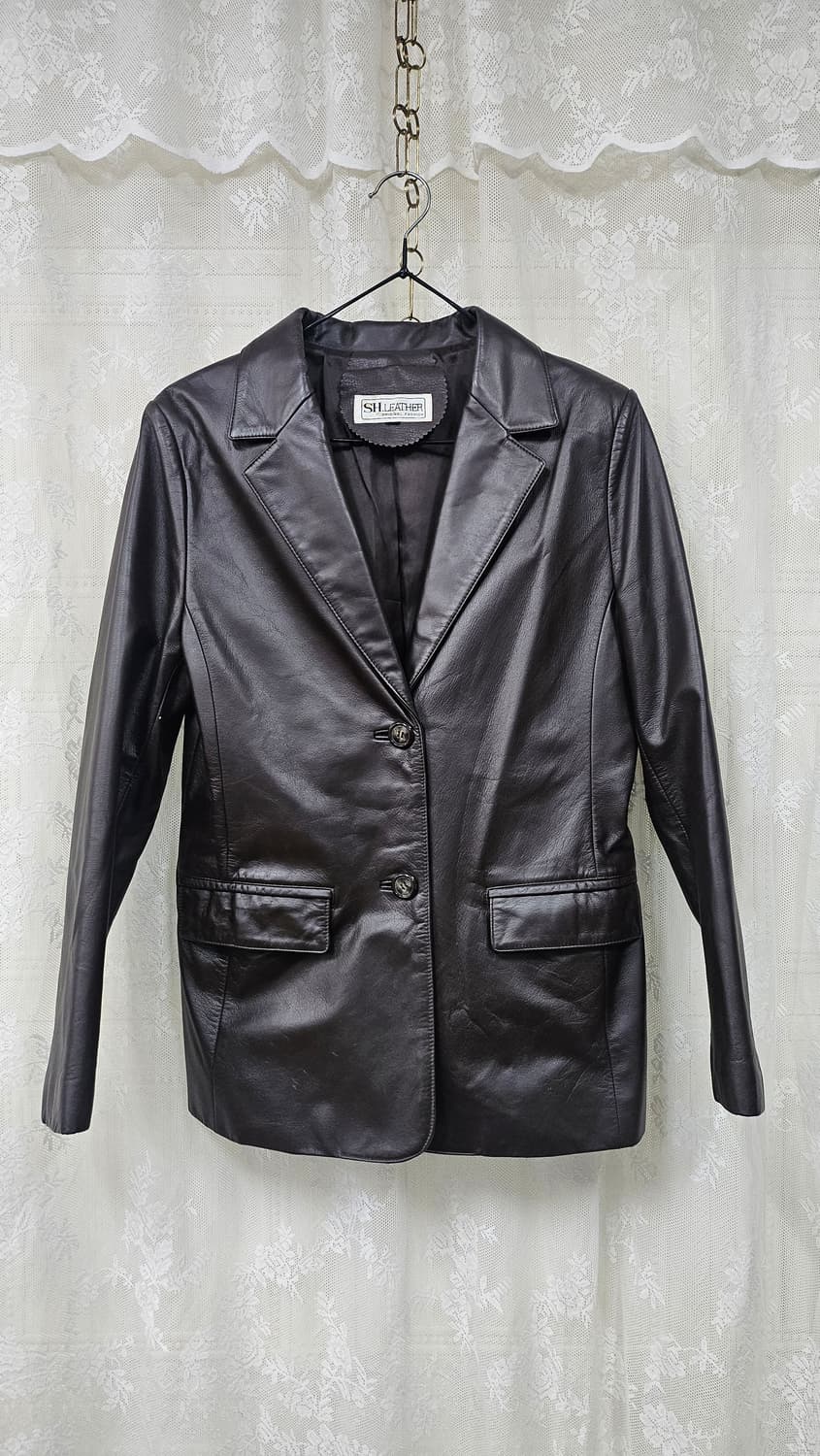 브라운 가죽자켓  상품이미지2