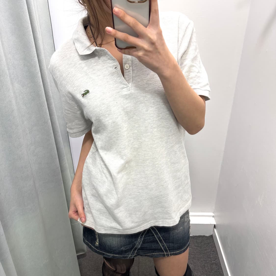 라코스테 그레이 pk반팔티 상품이미지2