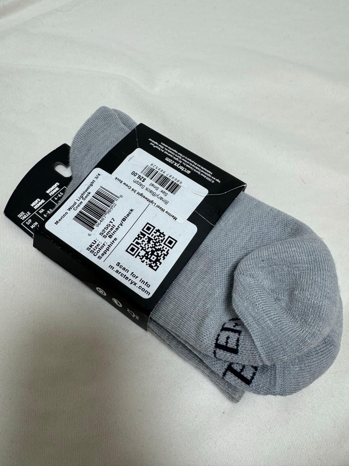 아크테릭스 라이트웨이트 메리노울 3/4크루 삭스 양말 상품이미지2