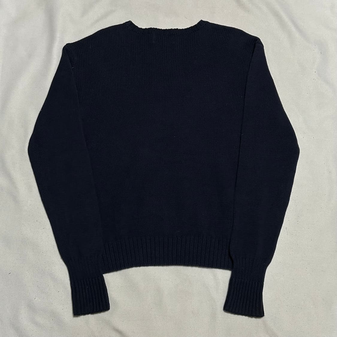 M 폴로 스포츠 네이비 라운드넥 니트 상품이미지3