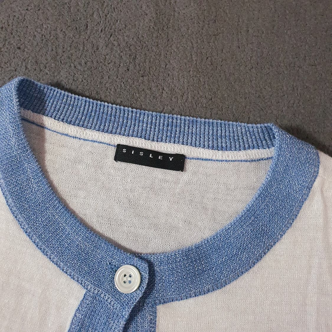 시슬리 비즈 린넨 가디건 OS 상품이미지5