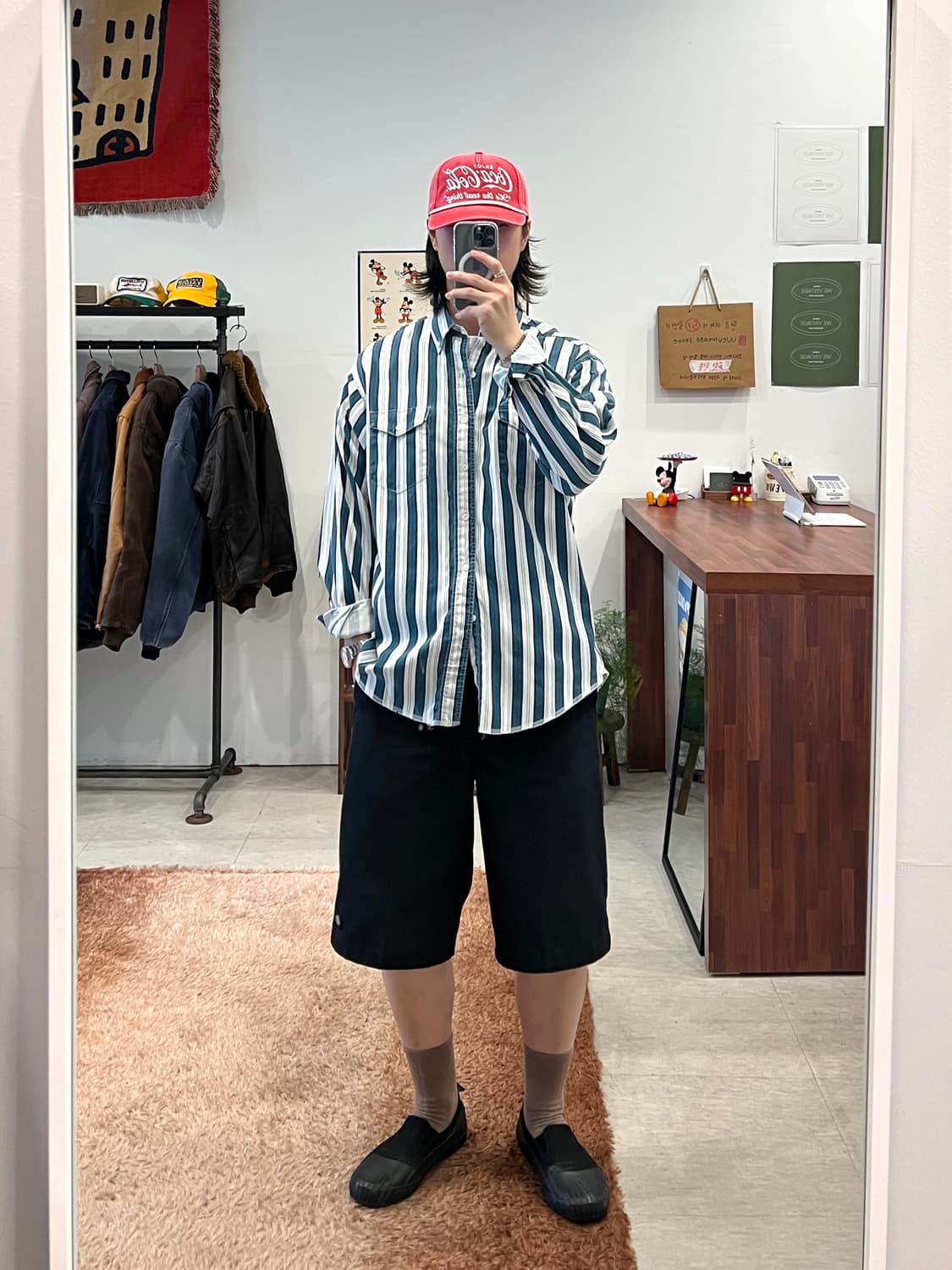 90s Wrangler 랭글러 COWBOY CUT 스트라이프 웨스턴 셔츠 상품이미지2