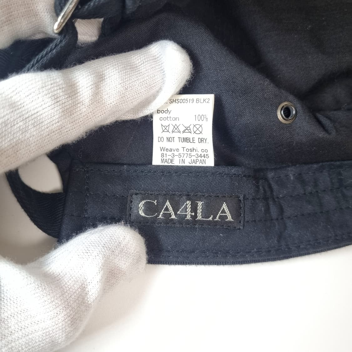 CA4LA 워크캡 블랙 상품이미지6