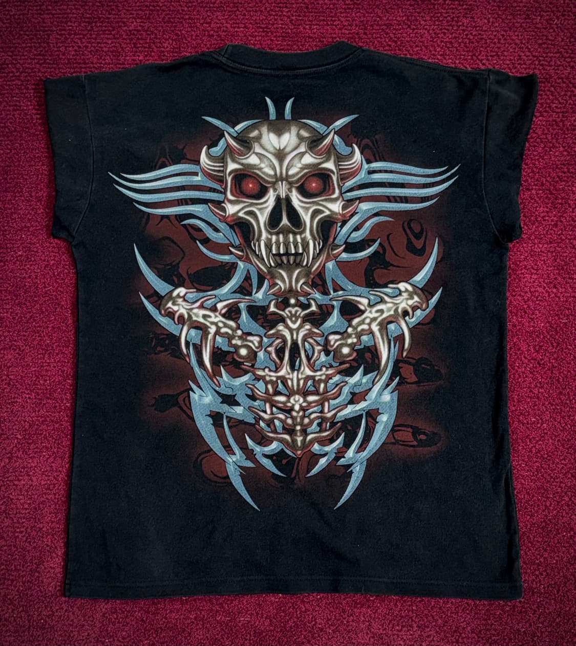 미카엘 빈티지 스컬 롱슬리브 M 상품이미지2