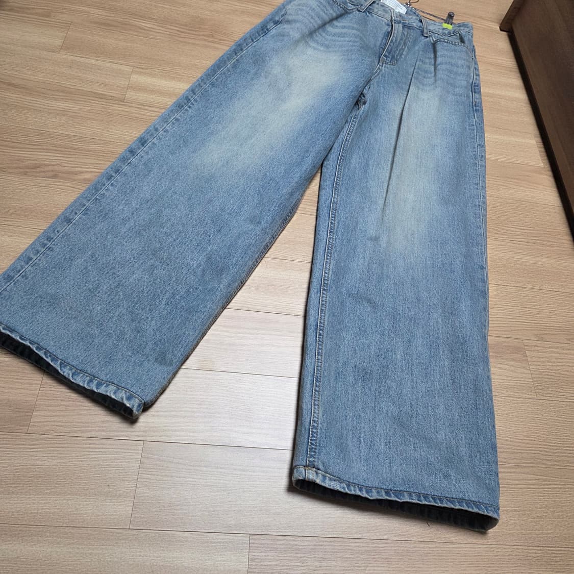 다이브인 LOOSED WIDE DENIM (WASHED BLUE) 1 상품이미지3